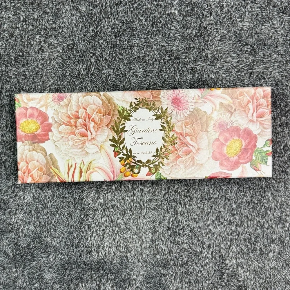 Saponificio Artigianale Fiorentino Giardino Toscano Italian Soap Set 3x 5.29oz
